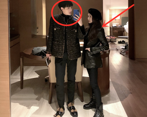 曹司令为撇清与韩安冉关系在微博晒女生合影两人站位太抢镜