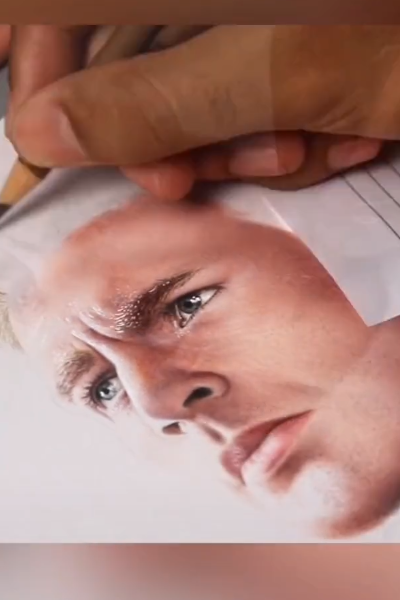 美术生画美国队长看完网友表示这也太秀了