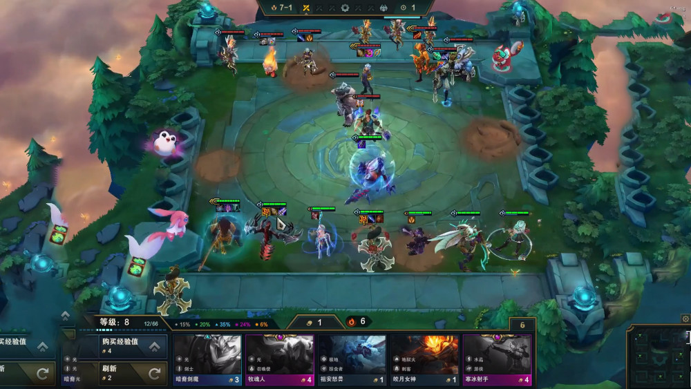 云顶之弈s2更新,玩家深陷法海剑刺两极泥塘,烂招狂上!