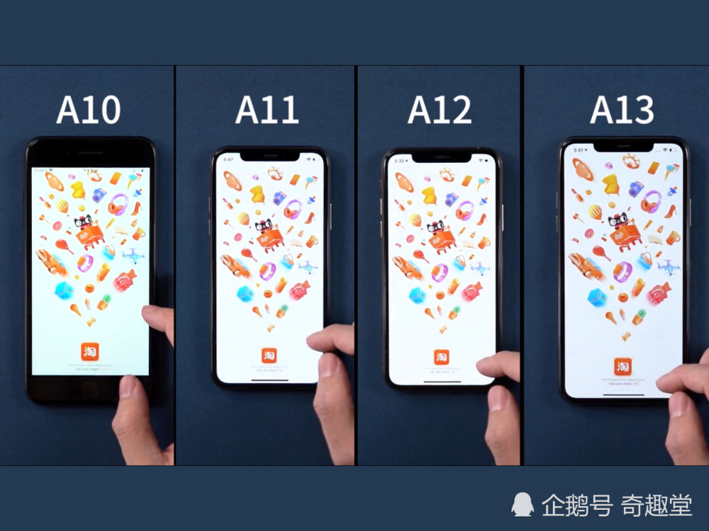苹果a10 A11 A12 A13 运行速度对比 四年的差距如何 腾讯新闻