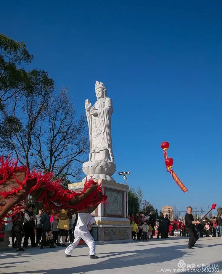 德化墨苑观音亭南海观音落成开光祈福