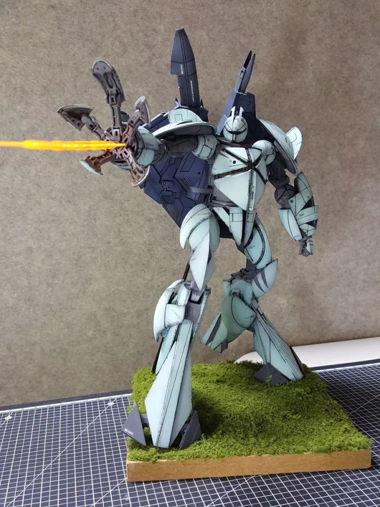 旧物翻新,mg 倒x高达轻微风化涂装制作