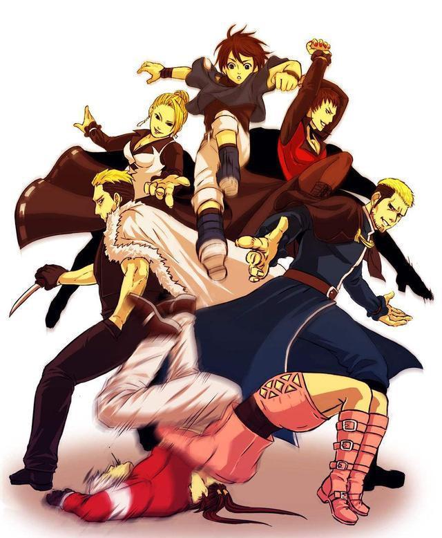 《拳皇》:大蛇麾下八杰集,分别对应什么属性?