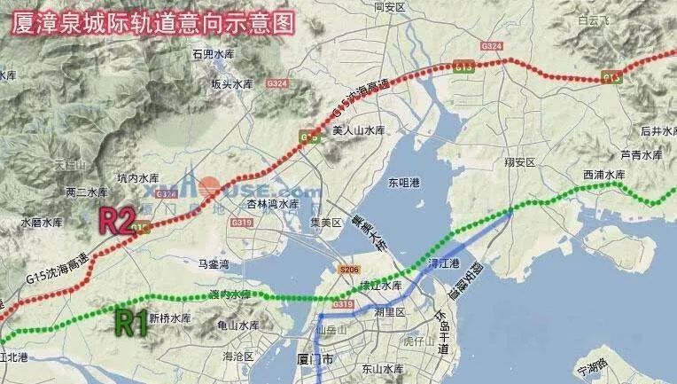 以官方公布为准)22号线作为南北向的辅助交通走廊,南部起于漳州龙海