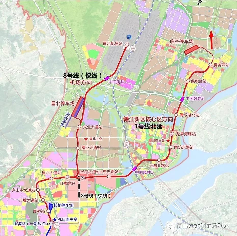 途徑南昌九龍湖的地鐵8號線越來越有戲