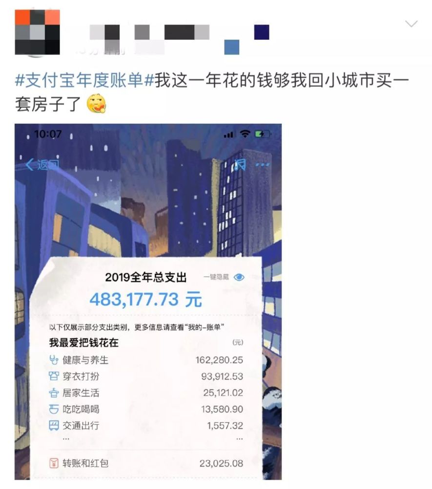 支付寶年度賬單來了靈魂拷問我哪來這麼多錢