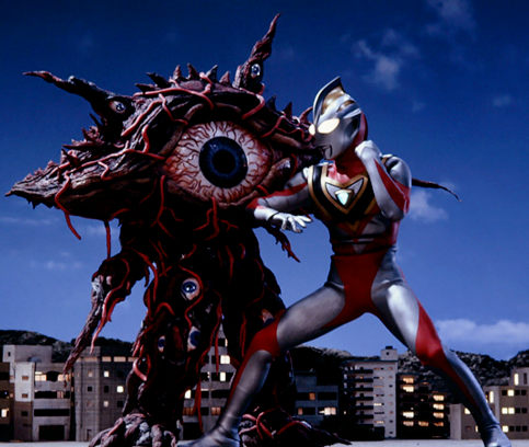 一只全身长满眼睛的怪兽,曾把奥特曼吸入体内