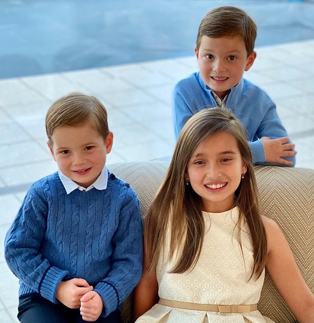 大女儿阿拉贝拉(arabella)  ,大儿子约瑟夫(joseph)和小儿子西奥多