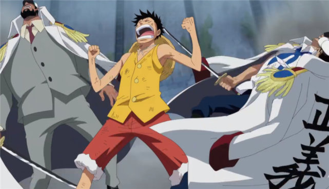 海贼王:红发出场后,青雉黄猿依旧对路飞攻击,他们不给红发面子吗?