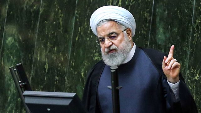 （伊朗总统鲁哈尼。图源：CNN）