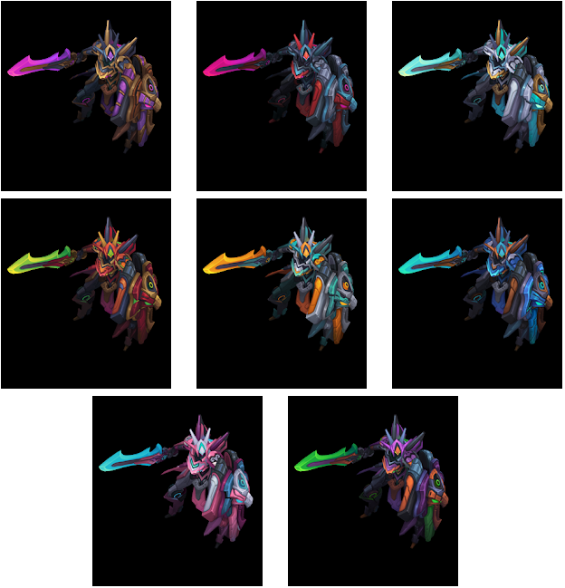 1版本新皮肤一览:王国机神系列及25款专属炫彩