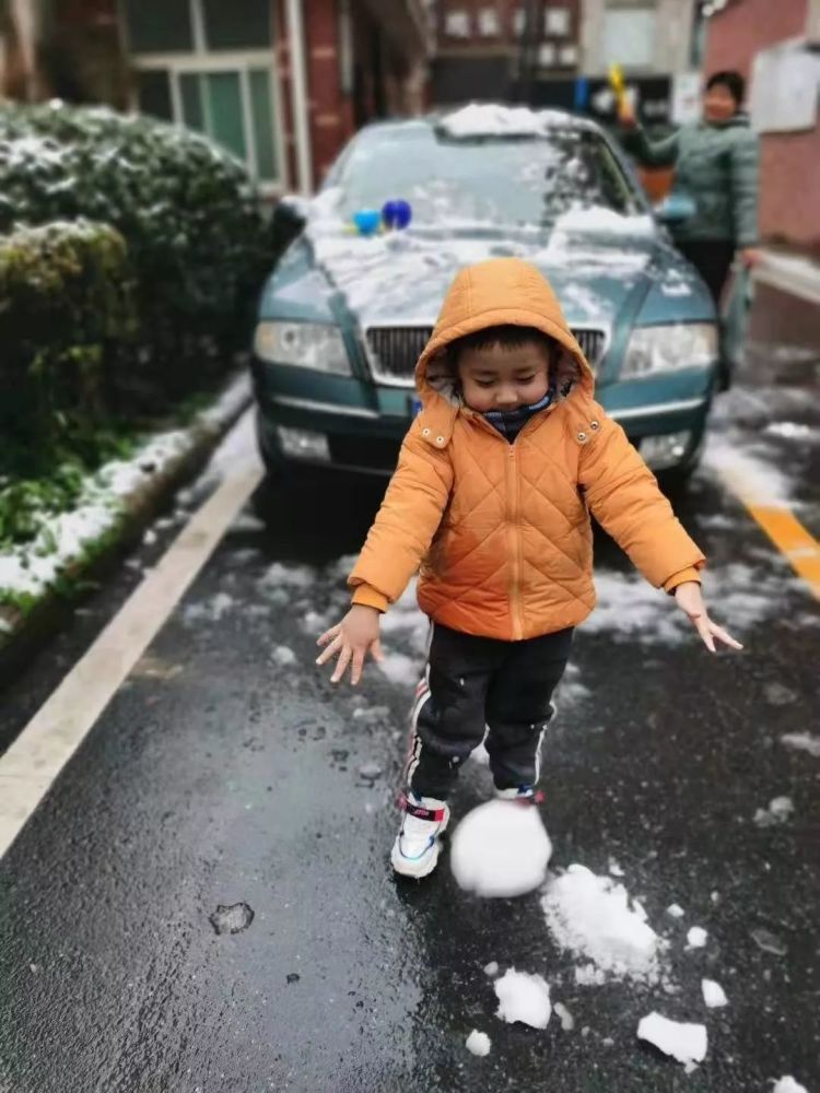 渐渐下起了棉花雪从昨天下午开始天空飘起了米粒雪惊不惊喜意不意外