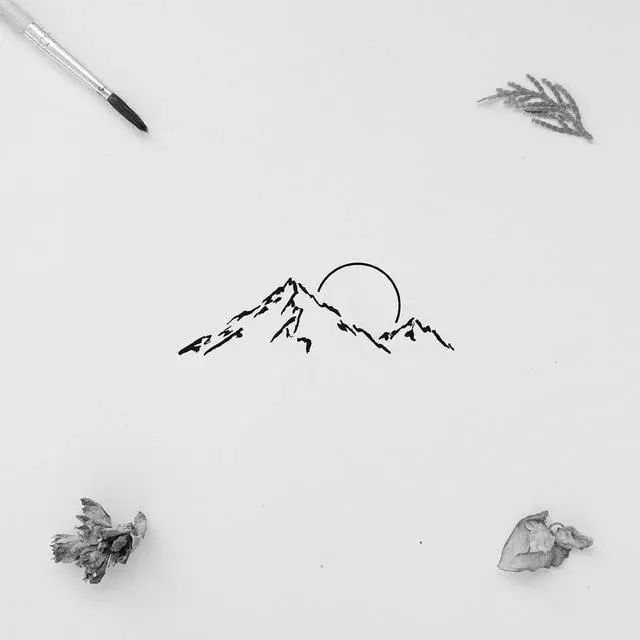 50张针管笔简笔画!最简单的一组素材，不可错过呀