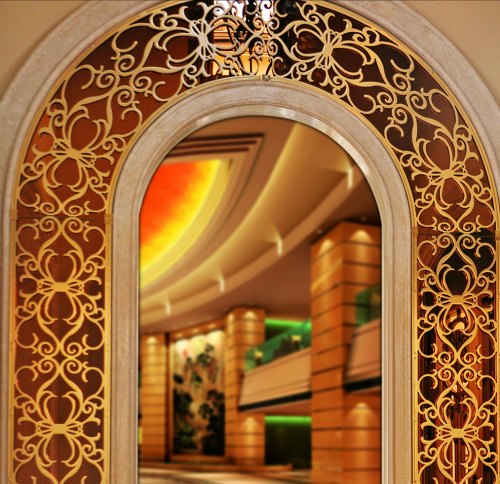 菲尔特铜艺美学之——倾听铜韵屏风的低语