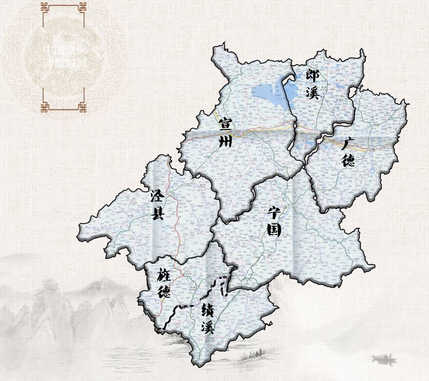 宣城地理位置图图片