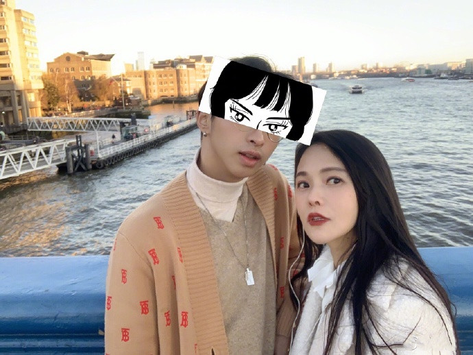 伊能静晒儿女近照,与儿子依偎像情侣,米粒