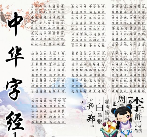 中华字经 全文阅读4000字 拼音版 腾讯新闻