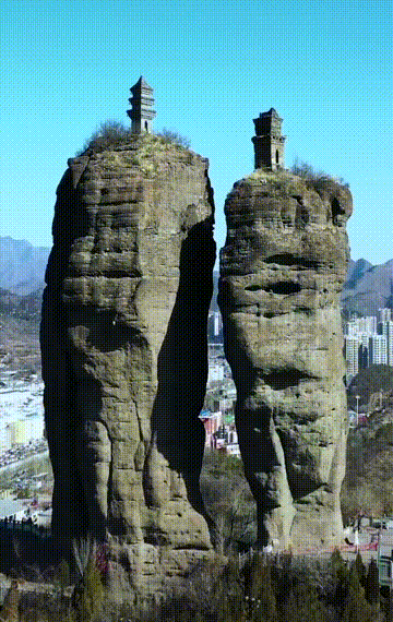 每到下雪天 漫山琼枝玉树 美得像天宫的瑶池 07 河北·承德双塔山