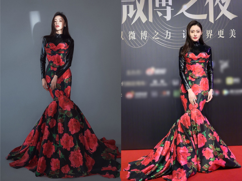 女明星盛装出席微博之夜谁的生图最能打有人hold不住了