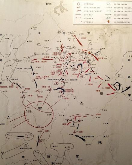 第五次反"围剿"过程图