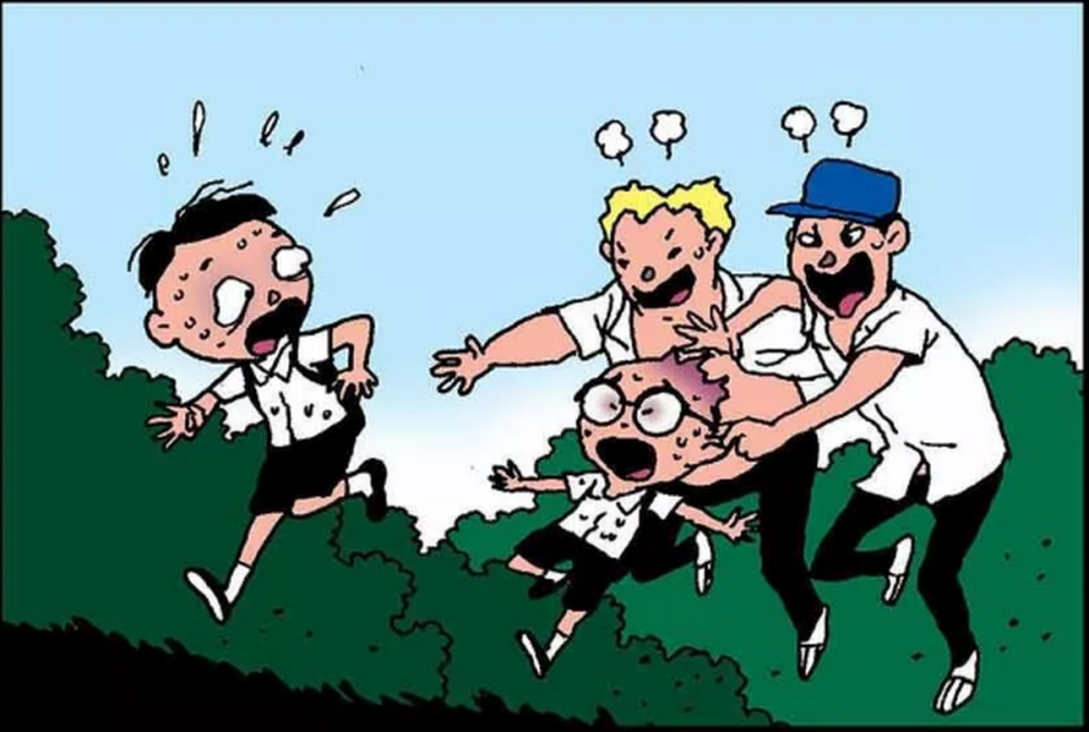 奇趣漫画:小男孩关键时候果断卖队友,本以为队友是青铜结果是王者