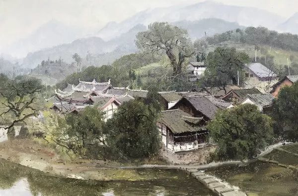 偏岩古镇跨年写生新作