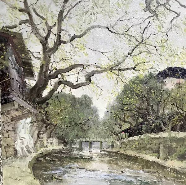 偏岩古镇跨年写生新作