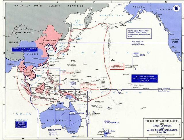 二战 日本兵分六路入侵东南亚 太平洋战争正式爆发