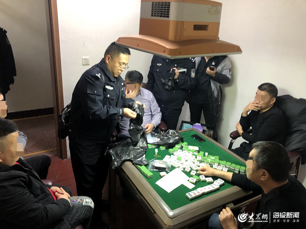 市北这间茶楼竟私设赌场 民警伪装成客人潜入一锅端