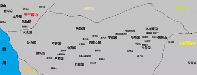 可是我们发现,老鼋把唐僧师徒送过河去之后,到达的不是女儿国,却到了