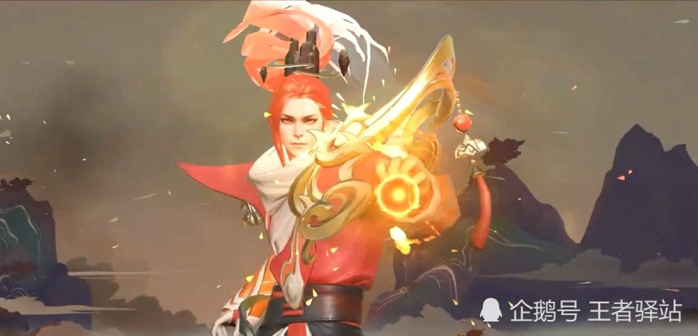 王者荣耀:韩信飞衡赤红实战特效展示,年兽福利来袭必得