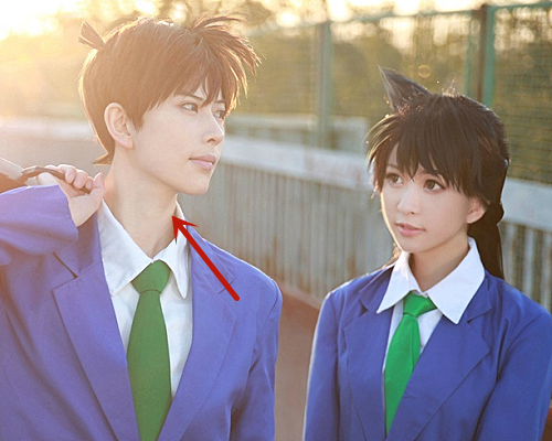 熊祁cos工藤新一,当她抬起头的那一刻,终于相信她是女孩子