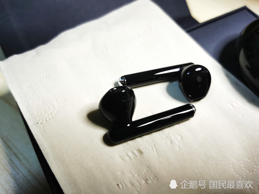 华为freebuds 3蓝牙无线耳机黑色版实拍