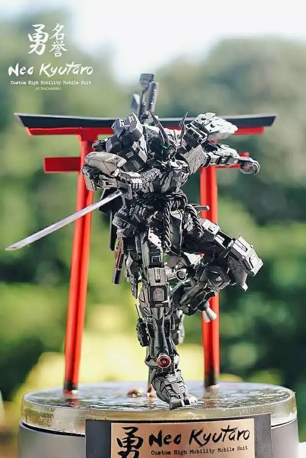 模玩控:武士风格满满,漆黑异端高达