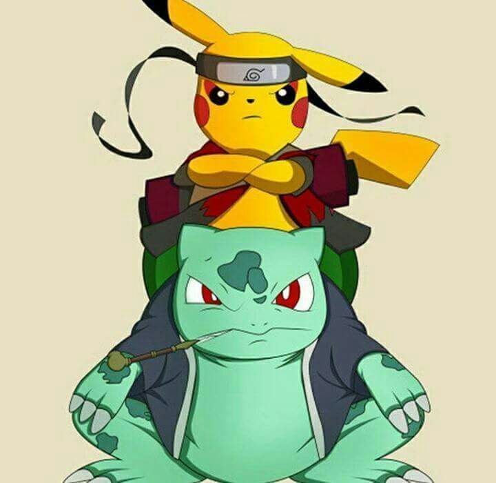 万能的皮卡丘:当皮卡丘化身海贼王索隆,遇见火影鸣人,又萌又凶