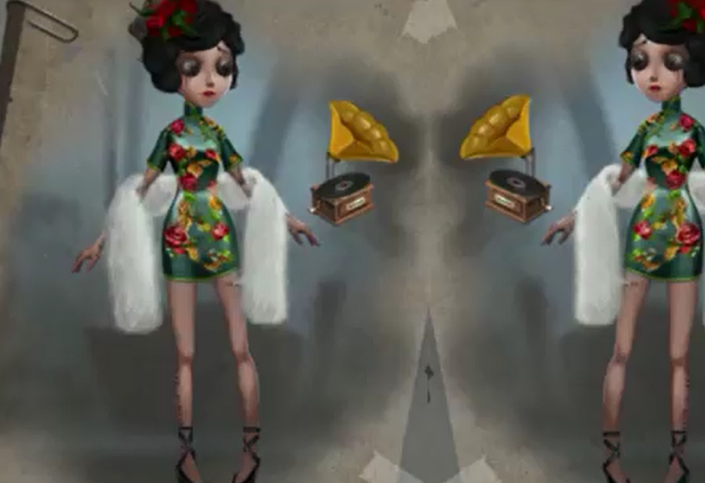 第五人格:玩家自制舞女皮肤"十里洋场",盒子特效是保护罩
