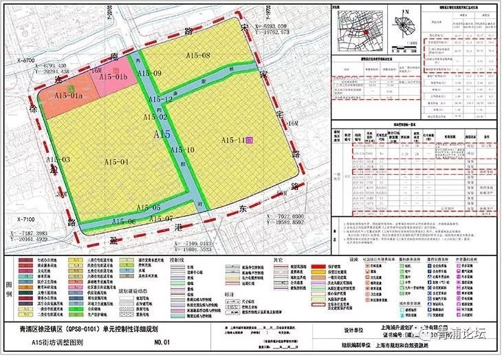 青浦徐涇鎮2035規劃有新調整包含學校公共設施商業商辦