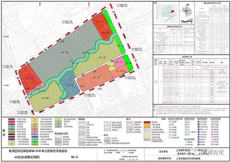 青浦徐涇鎮2035規劃有新調整包含學校公共設施商業商辦