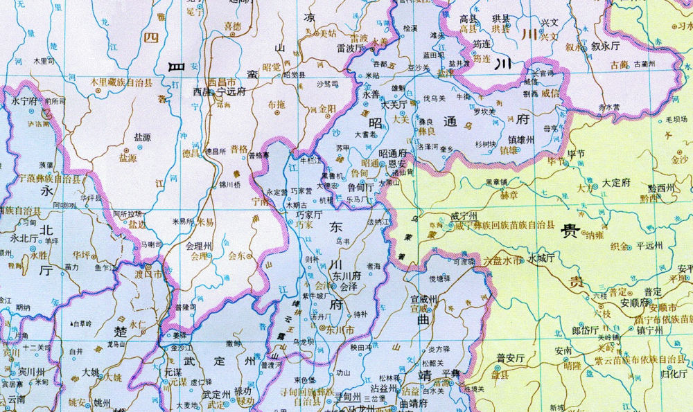 四川與雲南的區劃調整四川省2個縣為何劃入了雲南省