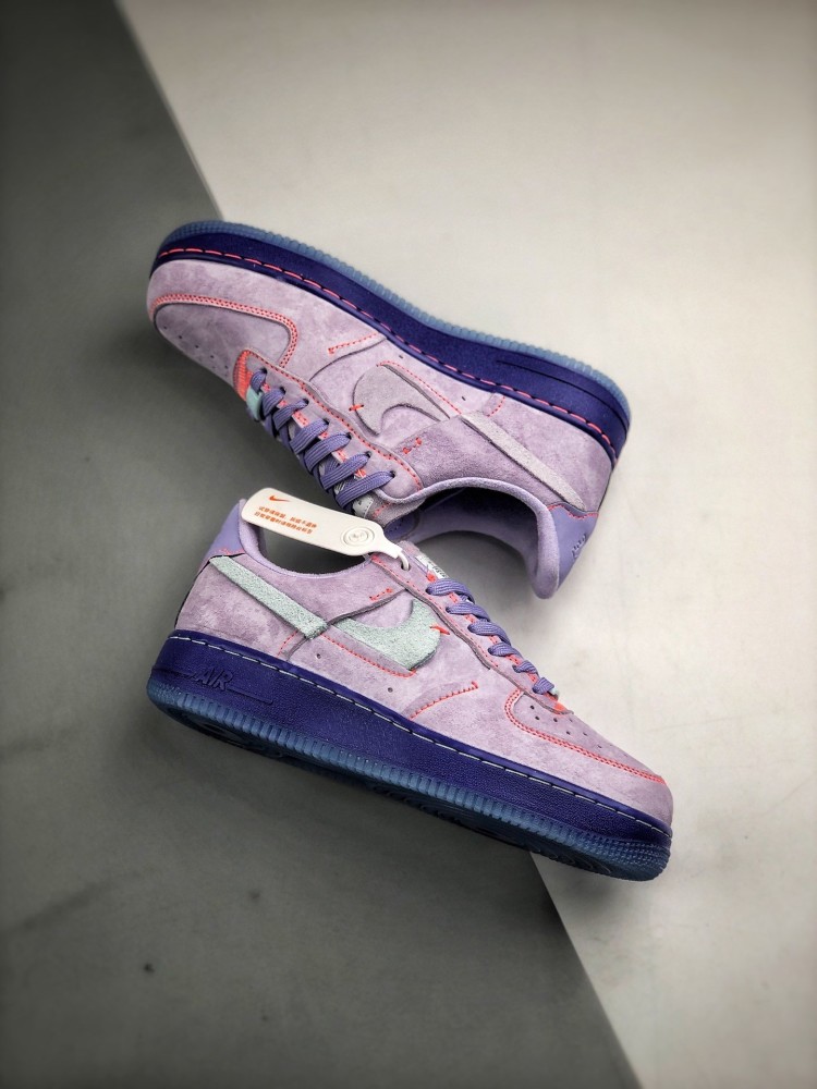 af1 低帮空军一号香芋紫断勾开箱测评!