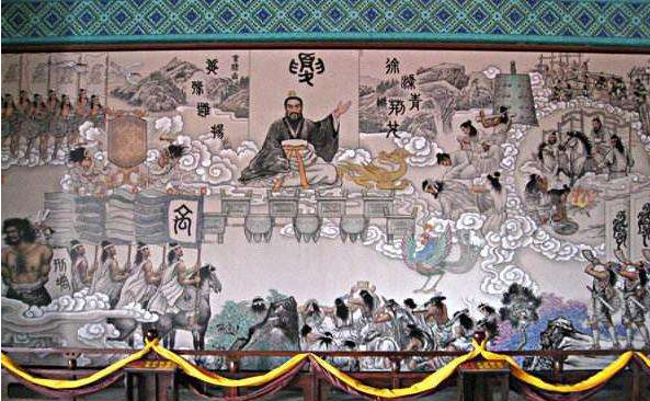 皋陶和伯益都是候选人但却在一场大仗后启继承禹建了立夏朝