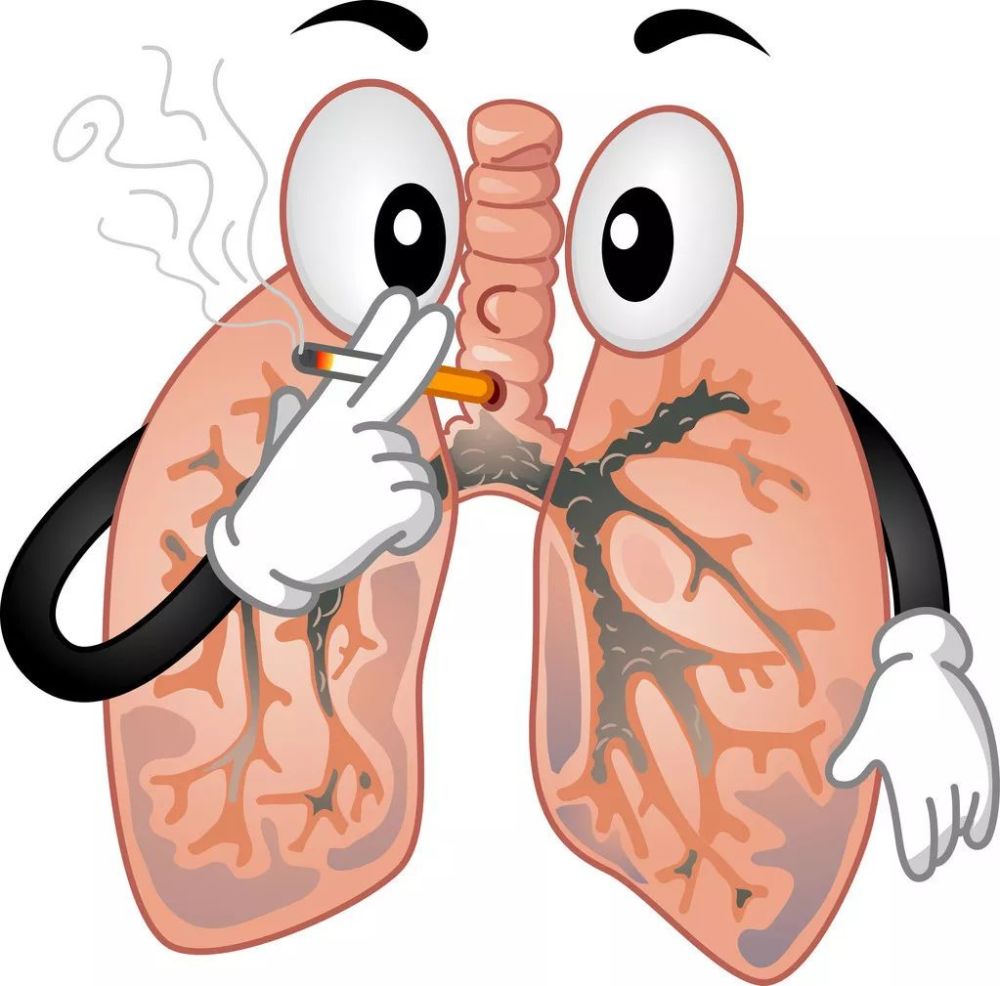 长期吸烟的人,没有3个异常,能完成4个测试,说明肺部还算健康