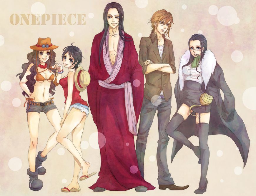 海贼王女版魔性草帽团来袭以后见海军三大将要叫阿姨