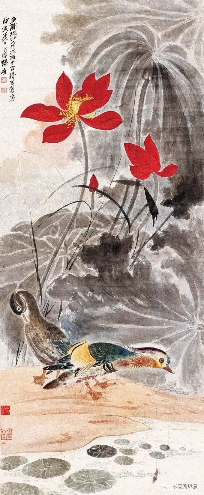 嘉藕图|他画的这两只鸳鸯真贵，1.58亿！