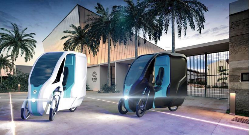 wello太阳能电动三轮车首次亮相续航最高可达100km