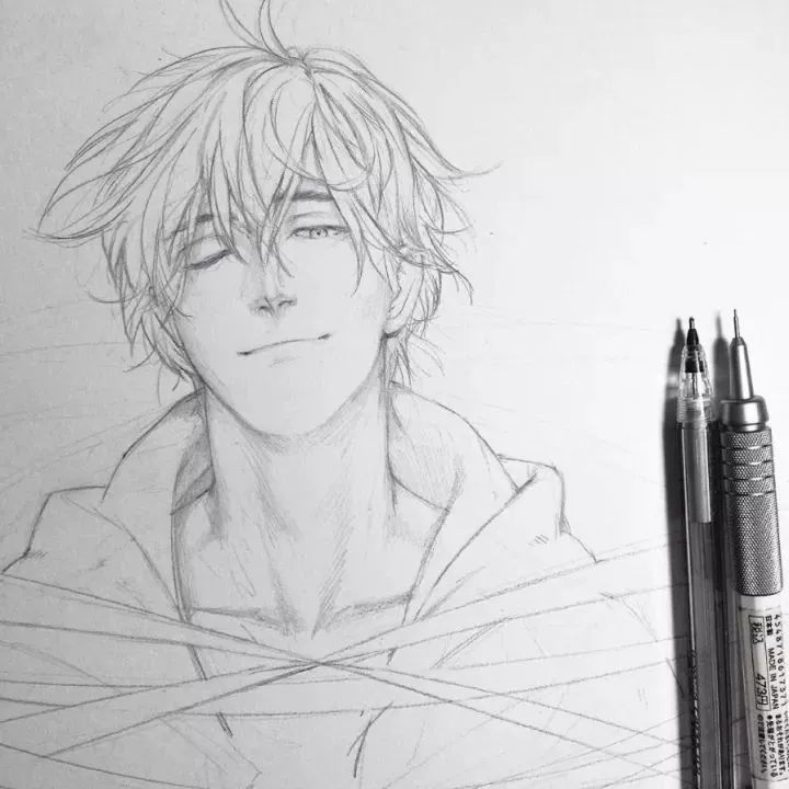 她笔下的漫画速写人物让你少女心泛滥瞬间让你想谈恋爱