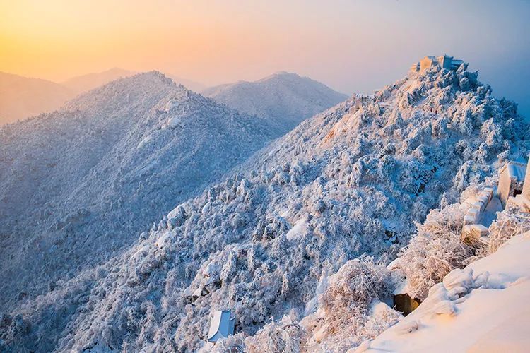 金兰山最新雪景图美呆