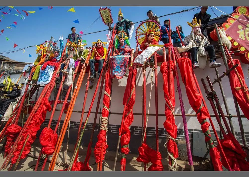 汉中民俗高跷社火