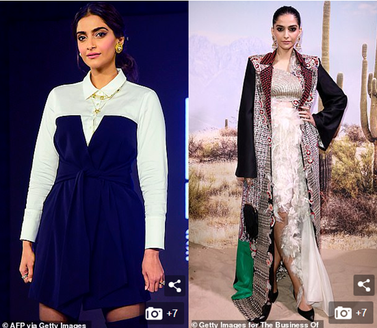 34岁的索娜姆是曾出演过《贫民窟的百万富翁》印度著名演员亚尼·卡普