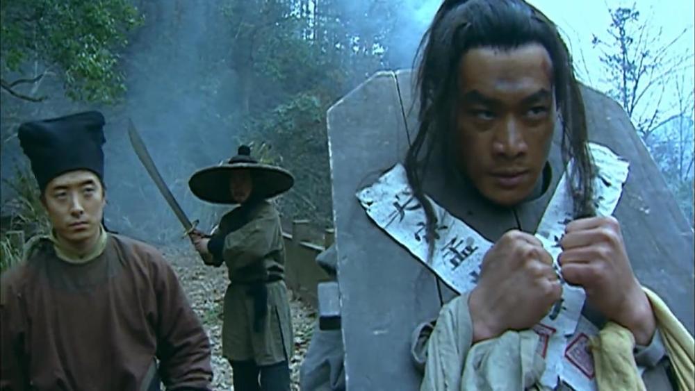 大闹飞云浦时武松明明戴枷如何干掉蒋门神徒弟等人